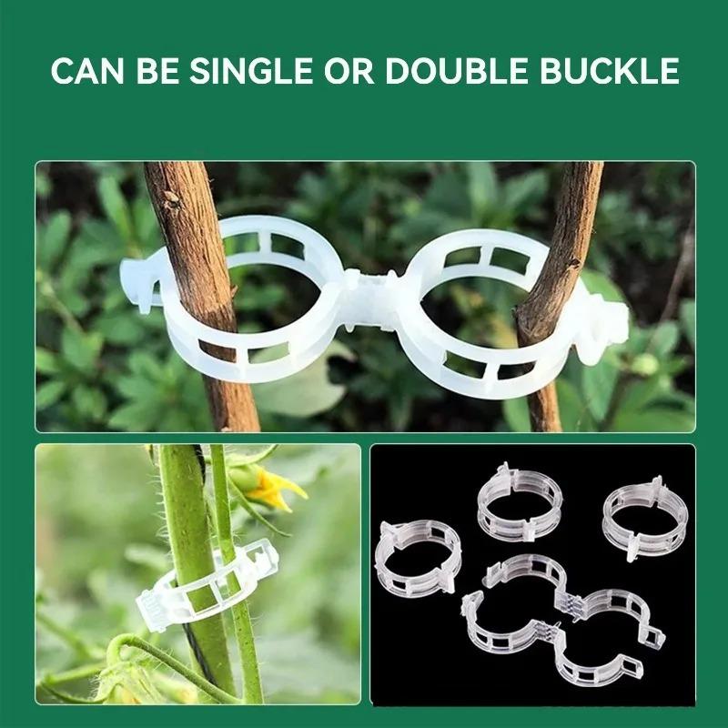 100-800PCS Plant Fixing Clips Reusable Plant Vegetables Vine Connects Fixing Tool Tomato Grafting Protect Garden Supplies