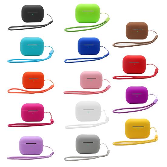 Защитный чехол для наушников, мягкий силиконовый беспроводной противоударный противопадения протектор для наушников со шнурком