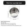 Stainless Steel Coffee Powder Bowl Filter: Single/Double 51, 58 & 53 Blind Bowl Options
