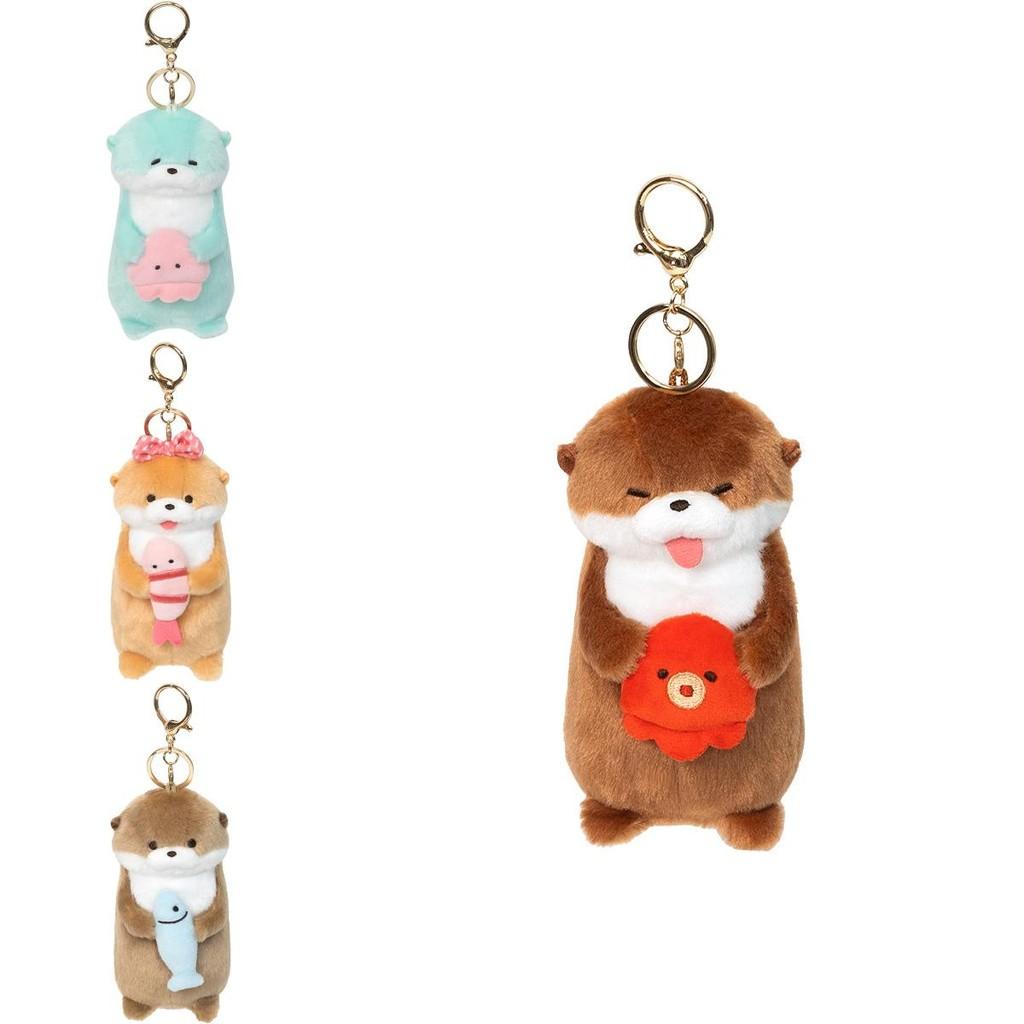 Amuse Water Otter Plush Pendant With Pp Cotton Filling For Bag And Car Charm