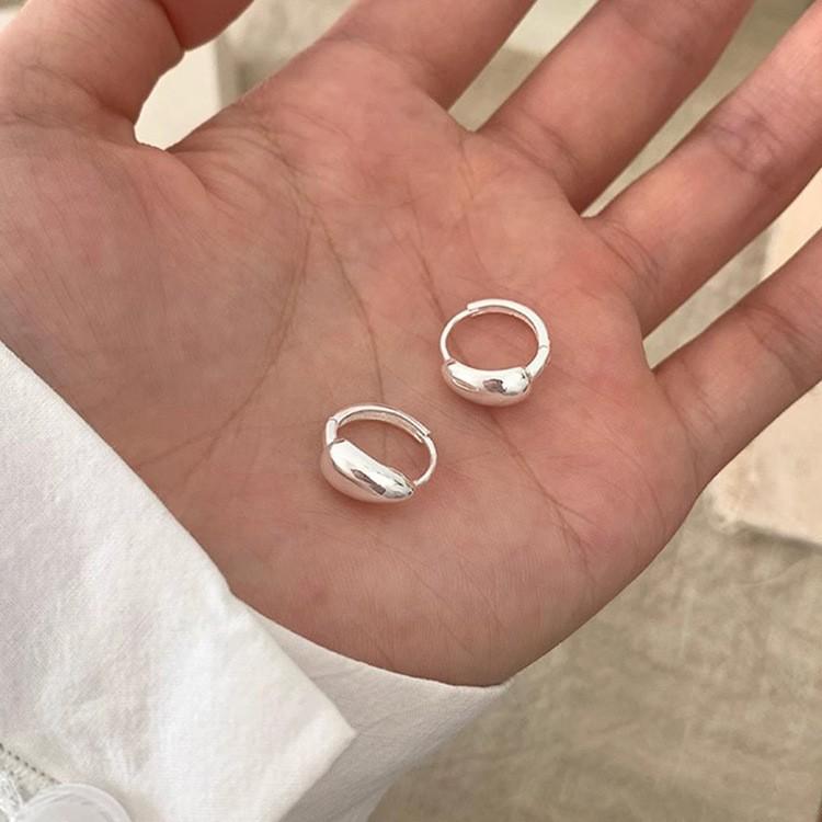 Серьги-кольца из стерлингового серебра 925 пробы: 2025 Современный Нишевый Дизайн - Элегантный и Роскошный для Женщин