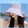 Панама в корейском стиле для улицы с двухслойными полями для защиты от солнца и водонепроницаемости