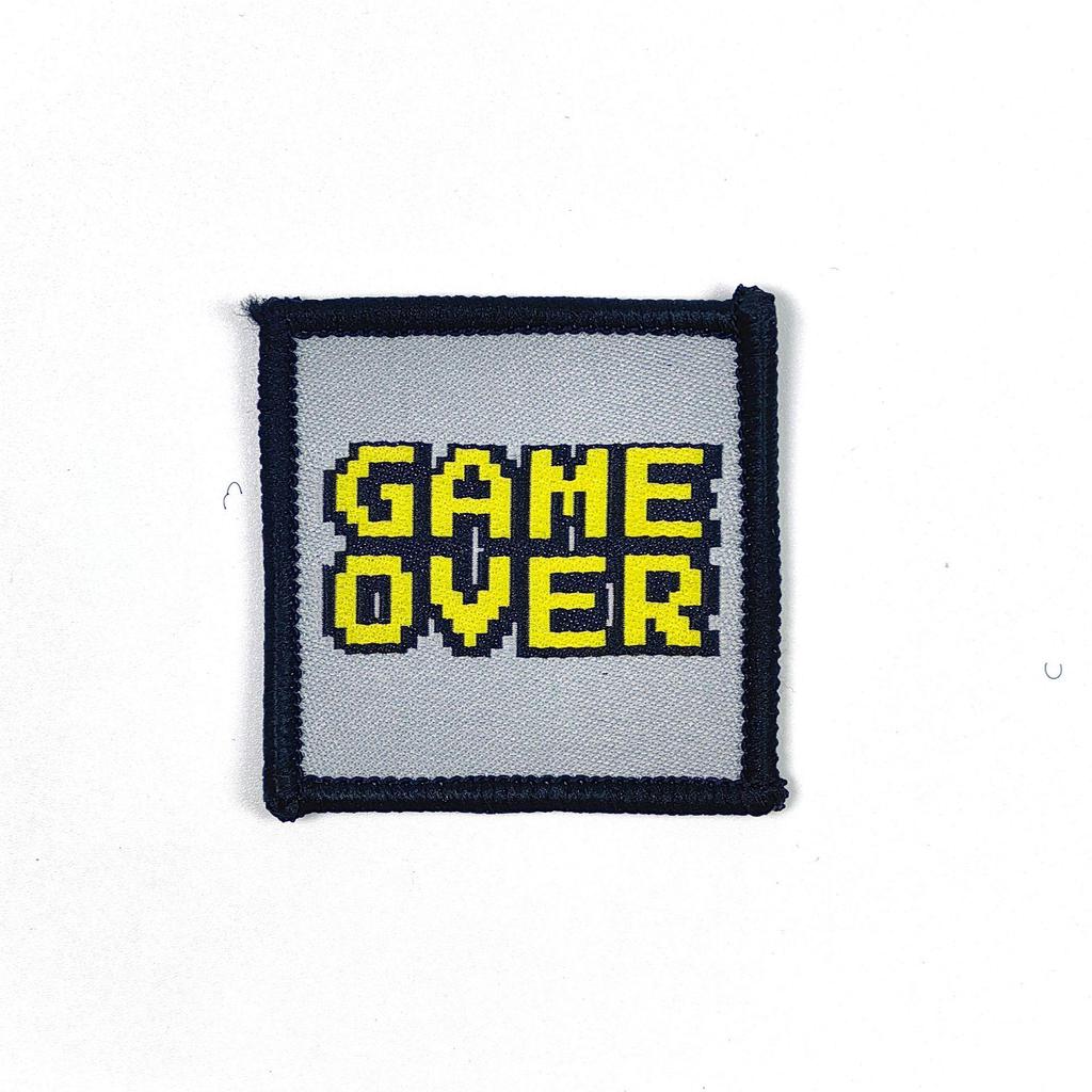 Рюкзак на липучке с вышитым медведем, тканым логотипом и самоклеящейся ПВХ-нашивкой