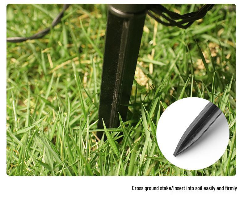 Светодиодные садовые светильники в виде рождественской звезды и снежинки на солнечной батарее