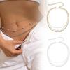 Crystal  Waist Chain Set Summer Jewelry Waist Bead Set Navel Chain Bikini Jewelry