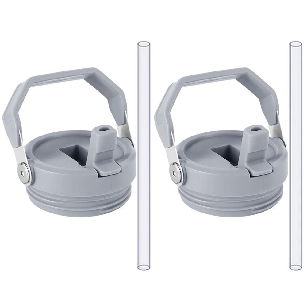 2-1 шт. Крышка-соломинка для тамблера с ручкой для стакана для воды Stanle y 20/30/40 унций, сменные крышки, откидная крышка для тамблера, аксессуары для кружки для воды