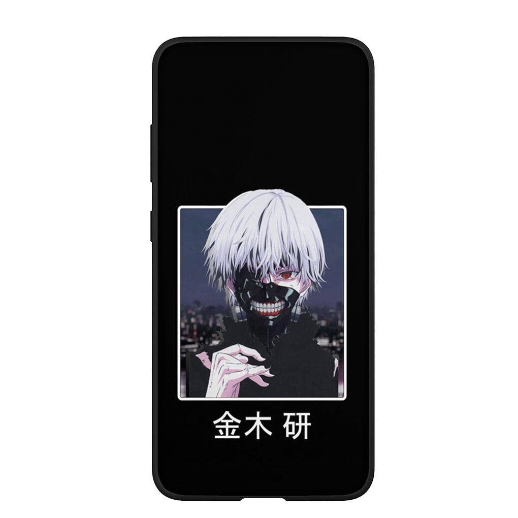 Чехол для телефона Samsung Galaxy S25 S24 S23 iPhone 16 15 Xiaomi Redmi Note 14 13 12 16E 11 Pro Max OPPO Moto Huawei Cartoon Tokyo Ghoul Ken Kaneki Cover
