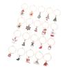 20Pcs Christmas Wine Glass Markers Holiday Drink Marker Charms For Wine Glasses