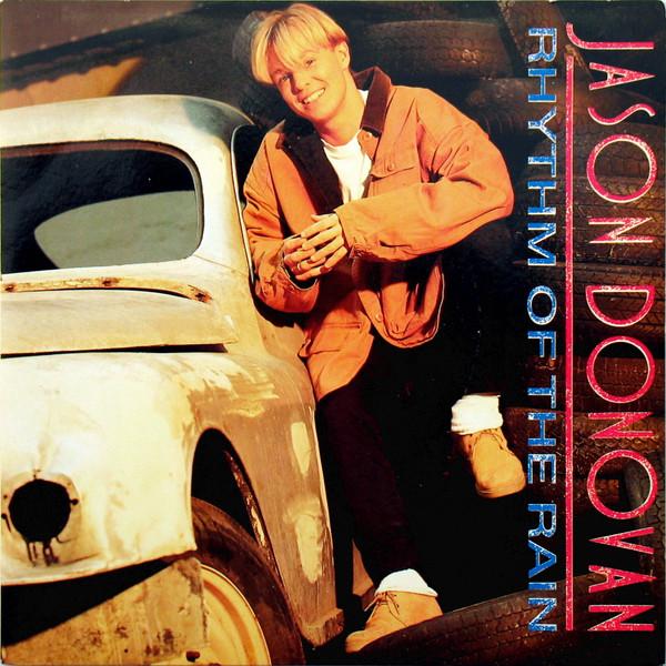 7-дюймовая пластинка JASON DONOVAN - Rhythm Of The Rain PWL60 PWL Records 1990 UK Блюз Б/у