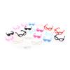 20Pcs Doll Glasses Dollhouse Miniature Glasses Eyeglasses Doll Decor Toy