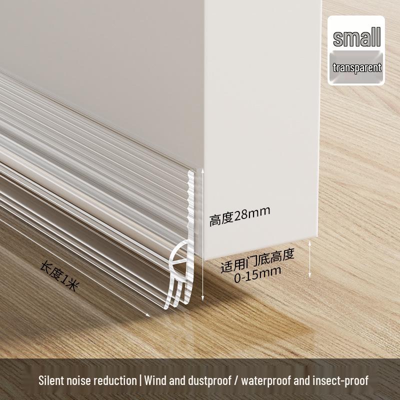Winter Windproof Silicone Door Bottom Seal Strip for Sound Insulation and Draft Blocking