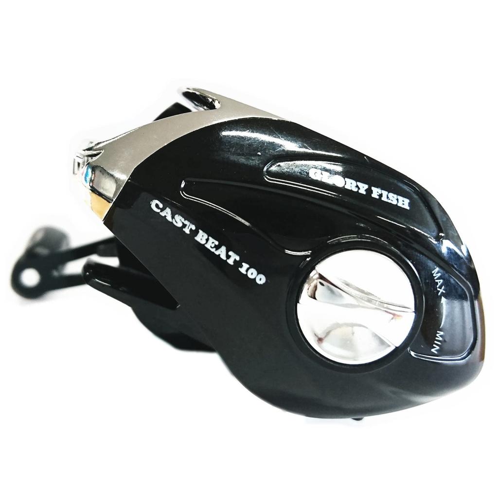 Катушка для ловли рыбы Glory Fish Cast Beat 100 Blue с нитью No. 3-100м