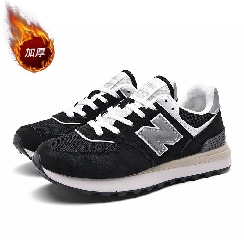 Весенне-осенние кроссовки Cool Run Classic с увеличением роста, из хлопка, утепленные, теплые, повседневная обувь, парные кроссовки для бега