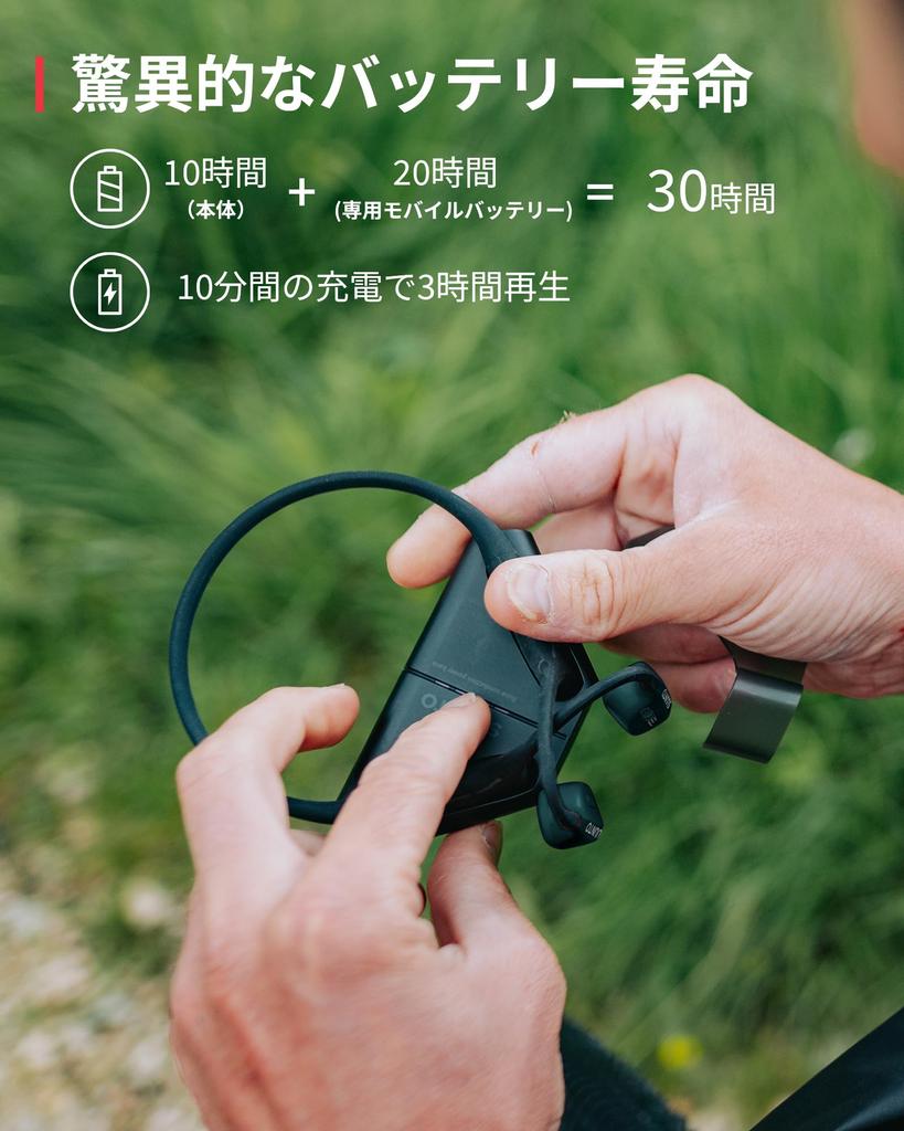 Suunto Наушники с костной проводимостью SUUNTO WING BLACK Open Ear Technology Бег на открытом воздухе Легкие IP67 Водонепроницаемые Длинные