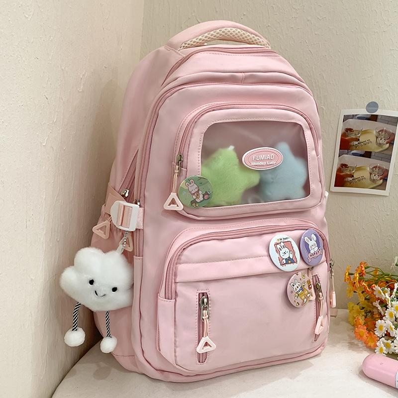 School Bag Children's Elementary School Students Girls Junior High School Students High School Two-piece Set Backpack