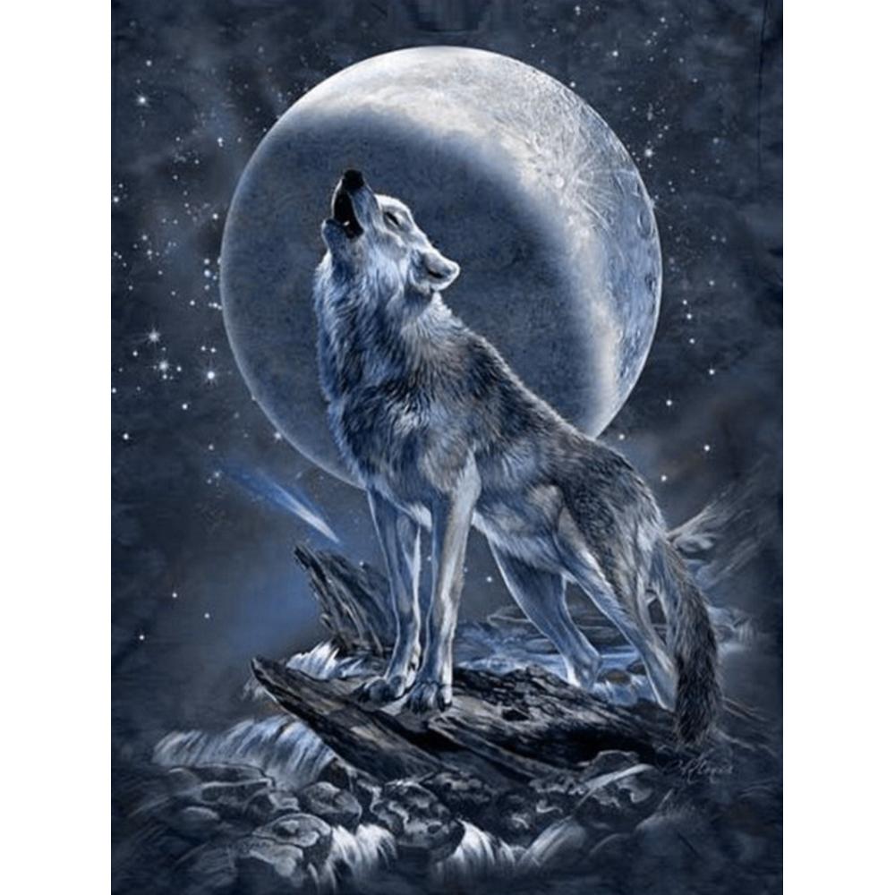 Алмазная картина животное Алмазная вышивка волк картина стразами зима из бисера DIY Новое поступление ремесло