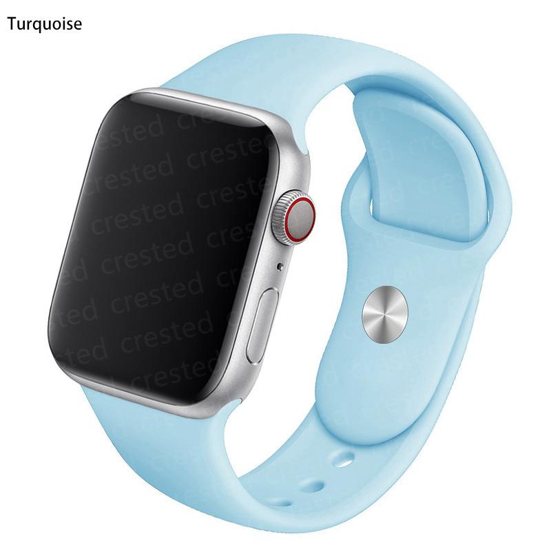 Силиконовый ремешок для Apple Watch Ultra 49 мм, 45 мм, 42 мм, 40 мм, 44 мм, 41 мм, резиновый спортивный ремешок для умных часов, браслет iWatch Series9/8/7/6/5/SE, аксессуары