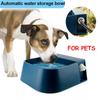 Large Capacity Pet Dog Drinking Bowl Auto Water Bowl Float Valve Auto-Fill Water Bowl 2L Pet Storage Bowl Animal Water Feeder