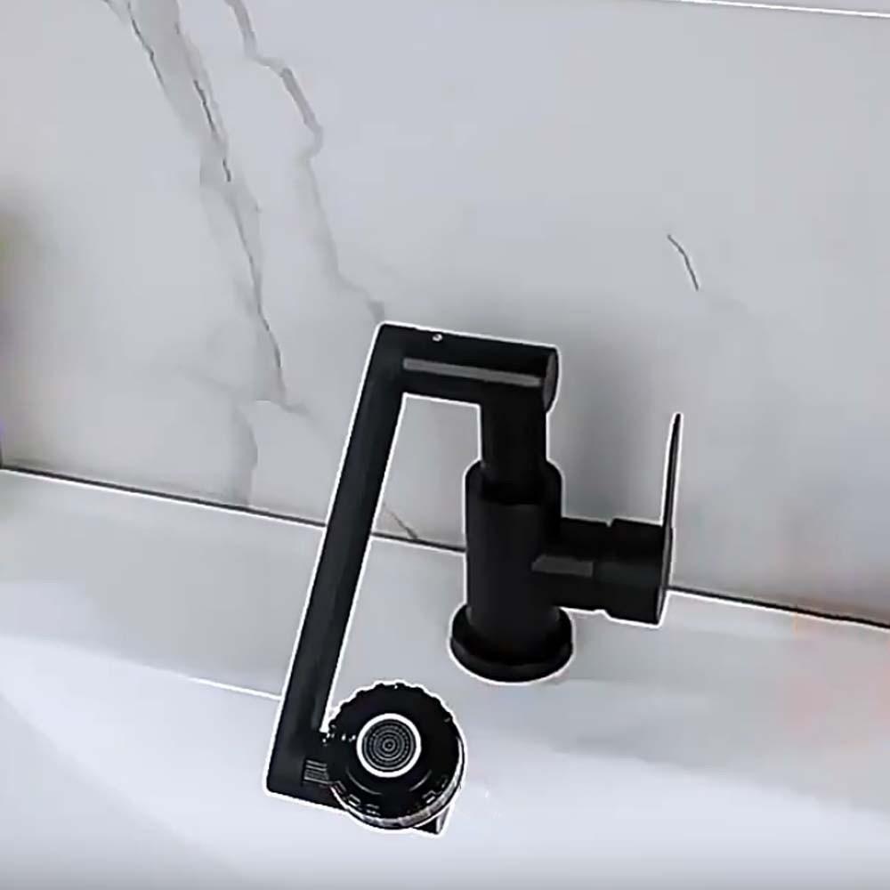 Universal Robotic Arm Faucet Adjustable 360°Rotating Bibcock Dual Mode Faucet  Fixtures Accessories