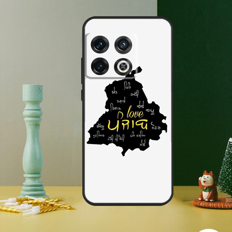 Punjab Map Outline Case For OnePlus Nord CE 2 3 4 Lite N20 N30 9 10 Pro 8T 9RT 10T 10R 12 11 12R 13 13R Cover