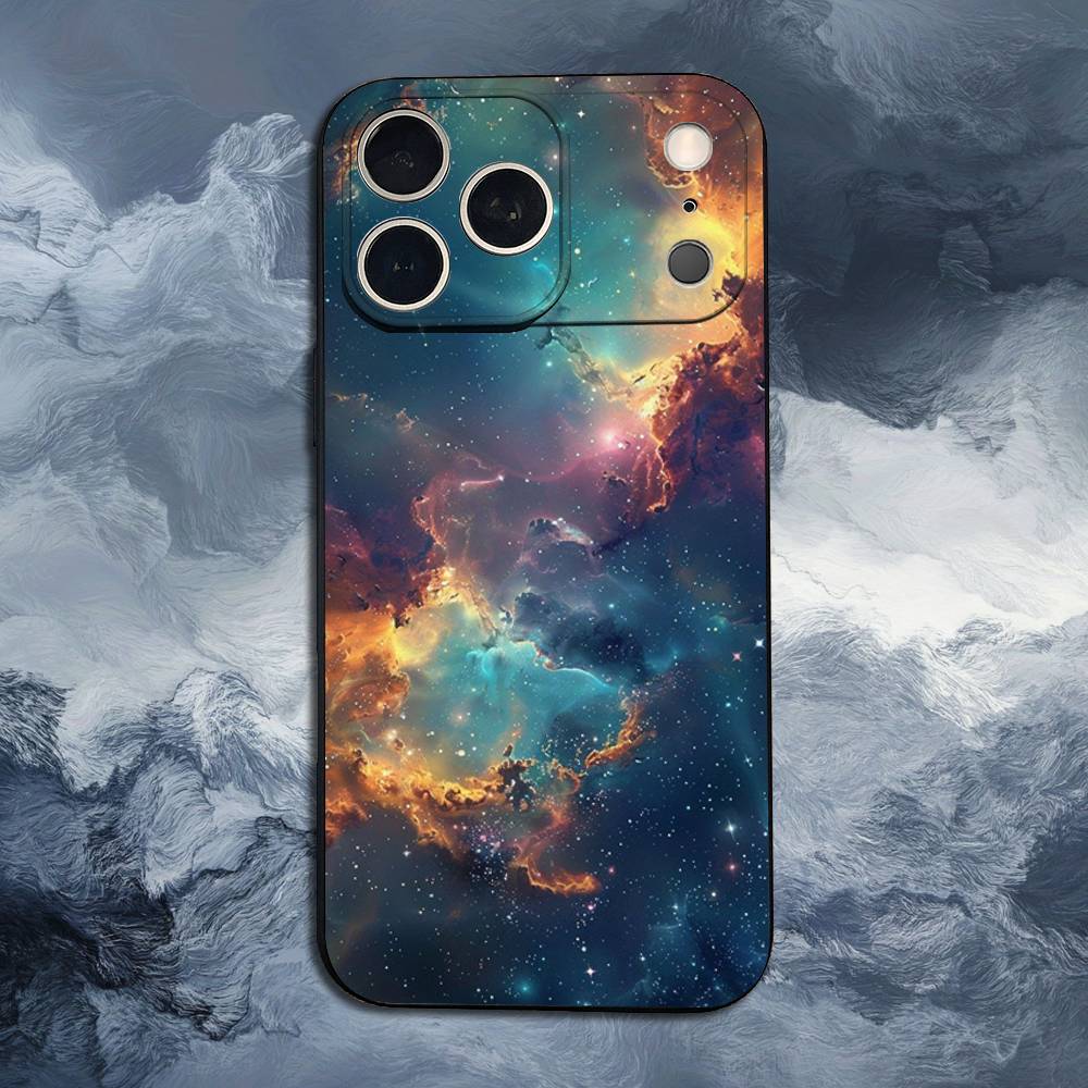 Космос Для Галактики Вселенной Для iPhone 13,16,11,14,17,12,15,Plus,Pro Max,XS,X,XR,SE,Mini,8,7,Чехол Для Телефона Мягкий Силикон Черный