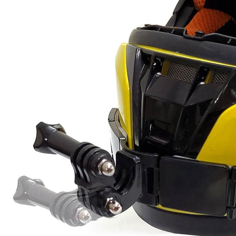 Крепление на подбородок шлема Full Face для камер Hero 11 10 9 8 7 Dji Insta360 Ремешок Складной Передний аксессуар крепления на подбородок