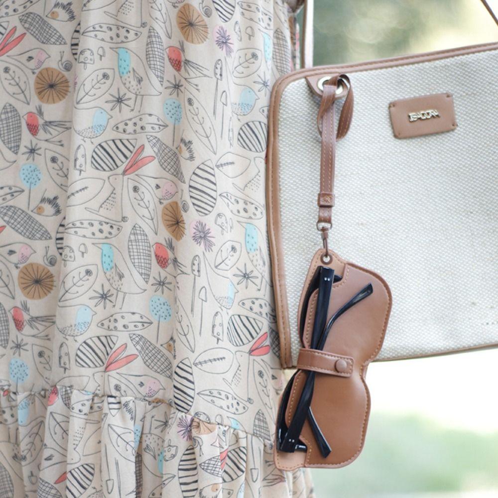 Однотонная сумка для очков на шею, портативный чехол для очков, чехол для солнцезащитных очков