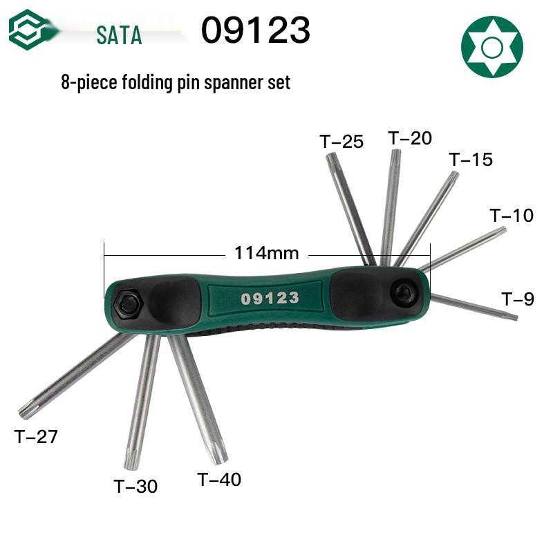 SATA Экстрадлинный набор шестигранных и Torx ключей с шаровыми и плоскими головками