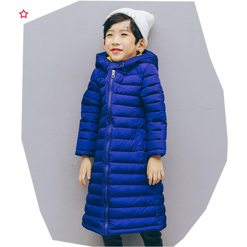 Осенне-зимняя верхняя одежда Куртка для мальчиков девочек Стеганая с капюшоном Детское пальто Детские парки Мягкая Тонкая