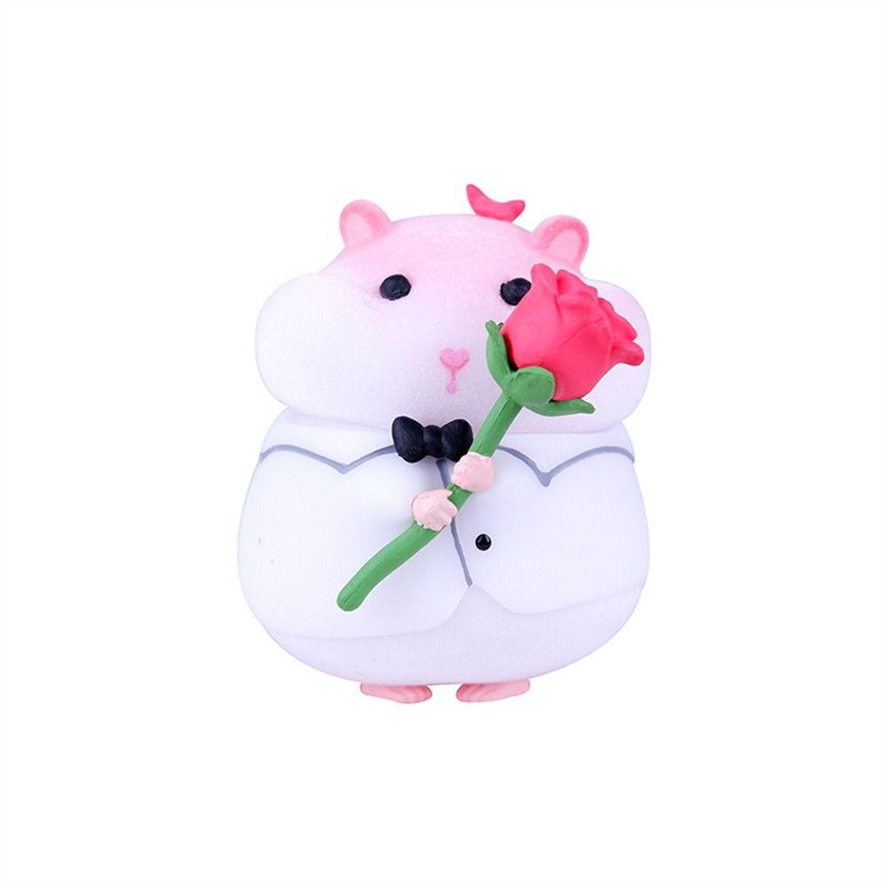 Foodie Series Gourmet Hamster Figures Hamster Clarke Figures  Car Interior Decoration