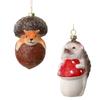 Рождественский ornament Животное Подвесное украшение Произведение искусства Поделки Подарок Милый кулон для спальни Внутренний Праздничный Елка Домашний декор