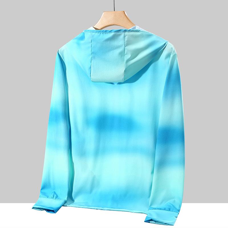Spring Summer Jacket Women Colorful Shiny Sunscreen Clothing Couples Color Thin Waterproof Coats Trend Large Size S-6XL
