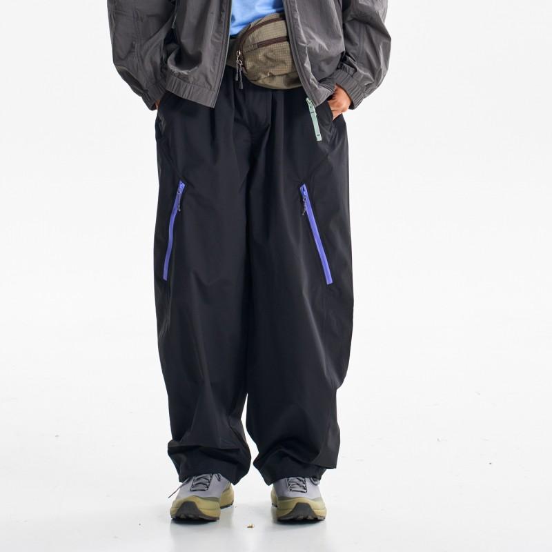 Mens Womens Quick-Dry Loose Cargo Pants Lightweight Windproof Water-Resistant Outdoor Hiking Trousers