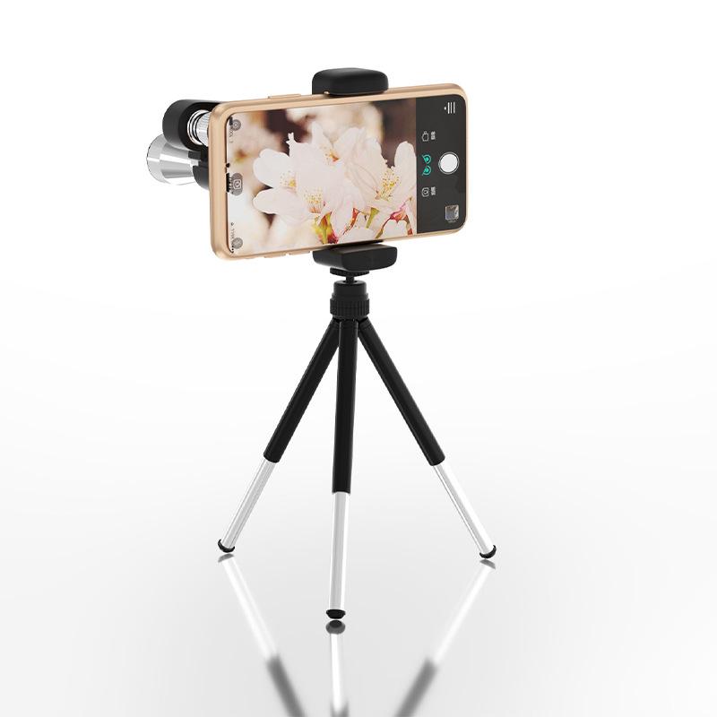 Портативный HD Монокулярный Телескоп с Креплением для Телефона для Фотосъемки