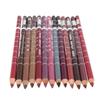 2Pcs Professional Wood Lip Liner Waterproof Lady Long Lasting Lip Liner Penci*eh