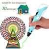 3D ручка LED экран DIY 3D ручка для печати 50 м PLA пластик Креативная игрушка Подарок для детей Дизайн Рисование 3D ручка-принтер Рисование Stift