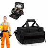 14-дюймовая портативная сумка для хранения инструментов Сверхпрочная тактическая сумка для инструментов Нескользящее основание Многоцелевой органайзер для работы для мастера, плотника