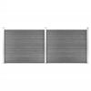 VidaXL Fence Panel Set Garden Barrier Fence Wall Balcony Edging Patio Terrace Backyard 3070455