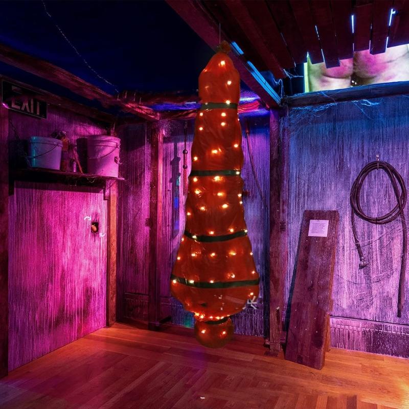 Halloween Scary Fake Corpse Realistic Dead Victim Props Halloween Decoration Outdoor Lawn Patio Halloween Decoration