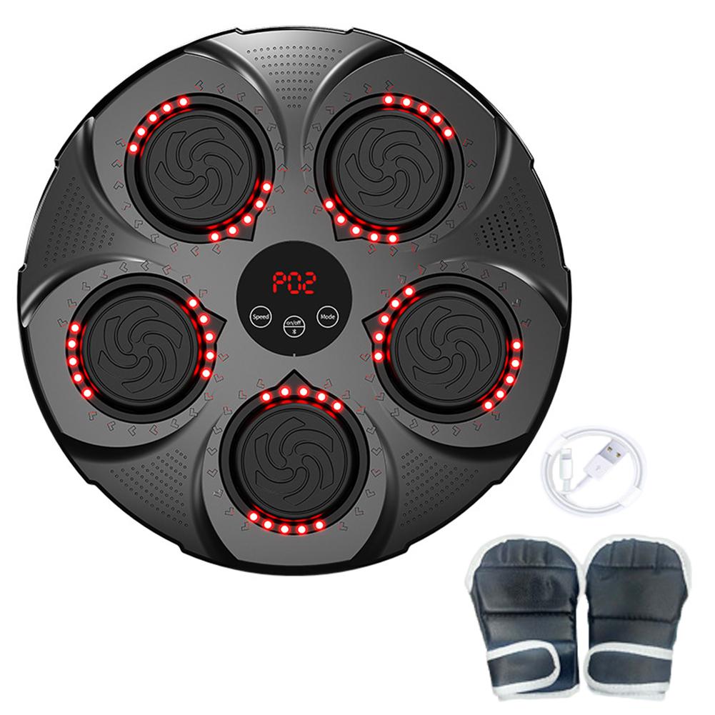 New Music Boxing Machine Boxing Training Punching Equipment BT Link Wall Mounted Boxing Wall Target for Kids Adults Exercise