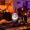 Милые Страшные Гномы в Масках Хэллоуин Voorhees, Фигурка из Смолы, Гном-Статуэтка в Хоккейной Маске Ужасов, Жуткие Настольные Украшения с Ножом, Потрепанный