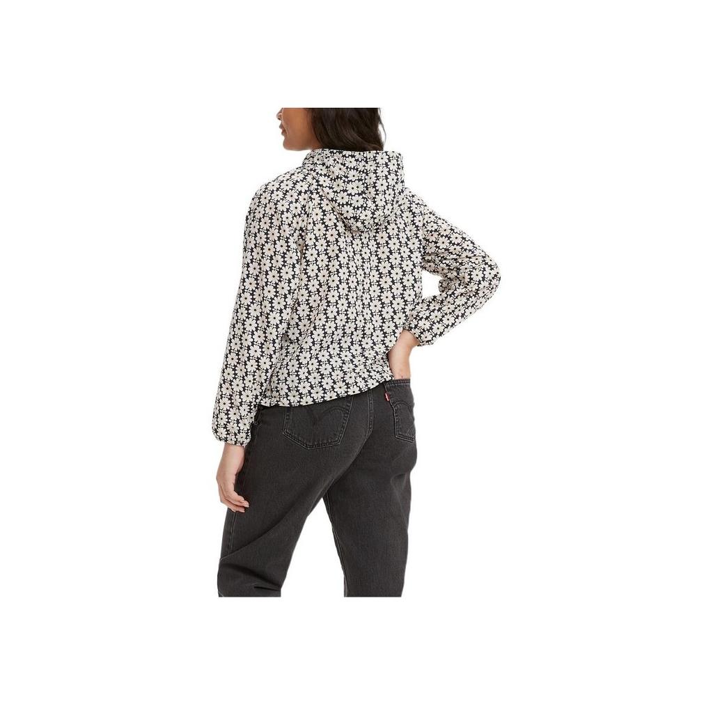 Levis Легкая повседневная куртка с капюшоном свободного кроя с цветочным принтом по всей поверхности Женская куртка Многоцветный 24591-0003