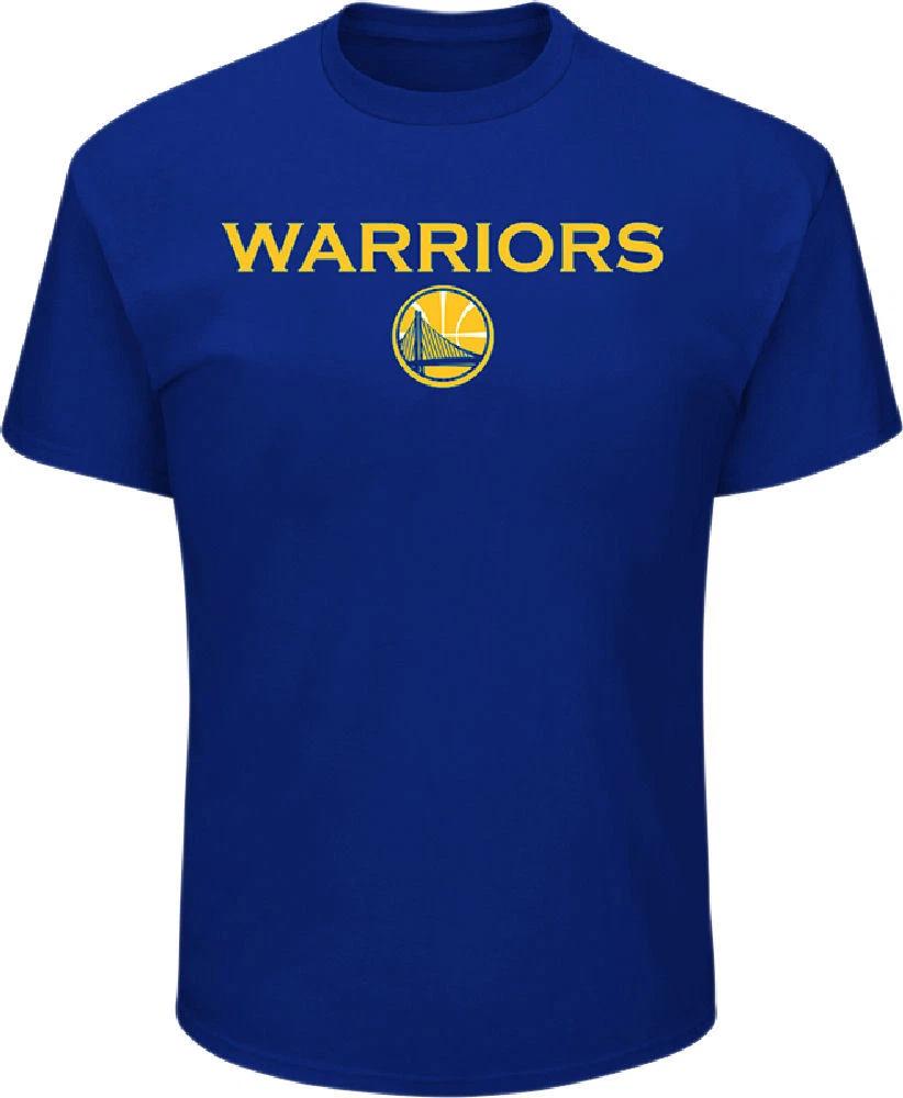 Мужская синяя футболка с коротким рукавом Golden State Warriors Put Back