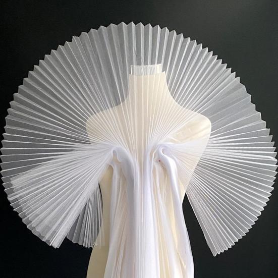 Оборки из кружева, плиссированная сетчатая ткань, отделка из органзы, оборки из шифона, тюль, кружевная кайма для шитья, отделка свадебного платья, рукоделие