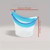 Silicone Eye Wash Cup with Scale Flexible Eye Rinse Bath for Adults Precision-Fitted, Reusable Easy-Clean Travel Eye Flushing Device 1pc