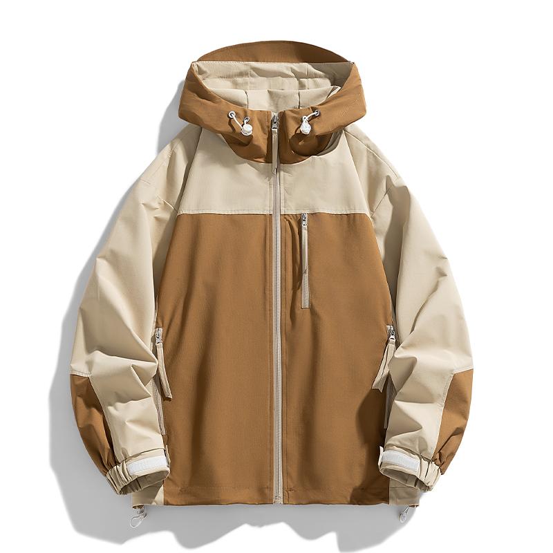 Cozy Up Men's Hooded Jackets Outdoor Waterproof Dustproof Coat Women Mountaineering Clothing Zipper Jacket Unisex