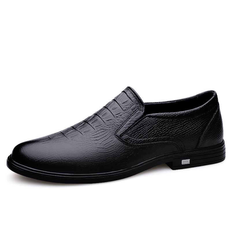 Роскошные брендовые мужские деловые туфли из натуральной кожи, мужские лоферы, повседневные туфли для вождения, классические мокасины с крокодиловым узором, туфли на плоской подошве