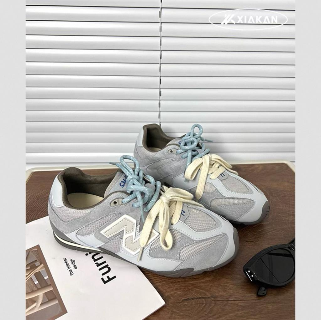 Кроссовки женские в стиле ретро с двойной шнуровкой, модные универсальные, с надписью «Forrest Gump», 2025 г., маленькие спортивные туфли