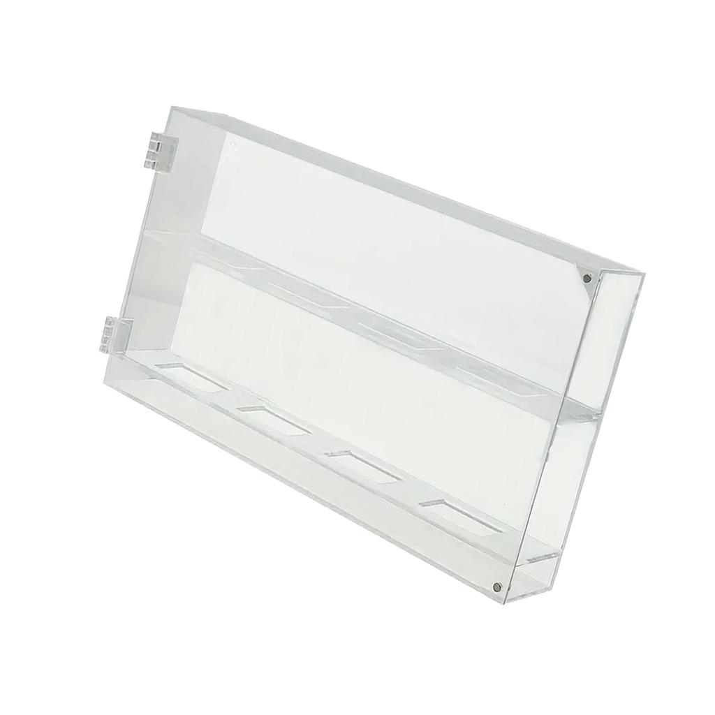 Ice Hockey Wall Mount Display Case Clear See Through Construction Dust Resistant Storage for Collectibles and Display