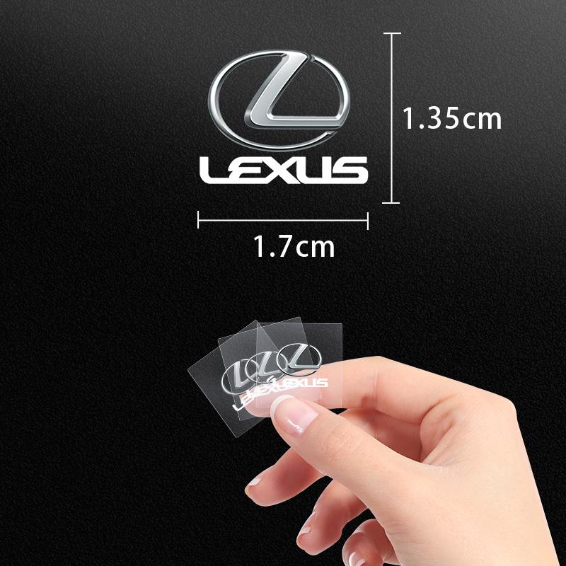 2026 Hot Interior Stickers Car Window Lift Button Sticker Steering Wheel Decal Car Styling For Lexus GX460 CT200H ES Fsport GS G